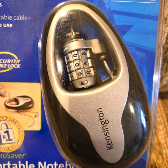 Portable Notebook Combination Lock - Picture 1 of 6